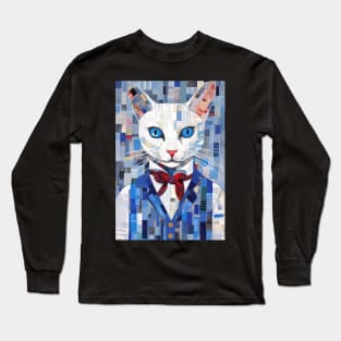 Abstract Cat 10 Long Sleeve T-Shirt